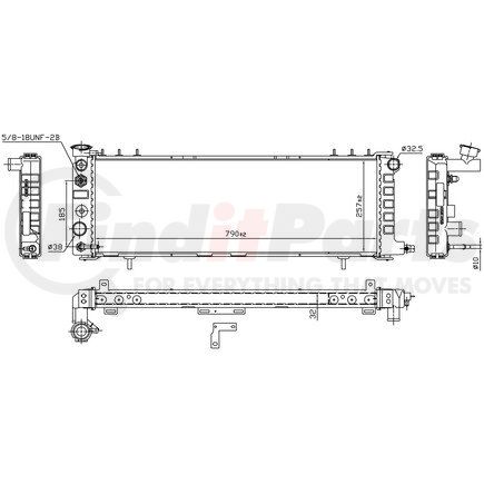 609881 by NISSENS - Radiator