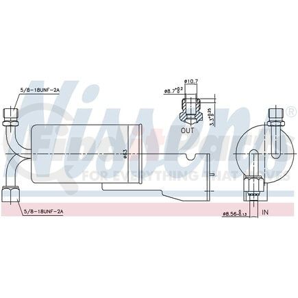 95120 by NISSENS - Air Conditioning Receiver Drier