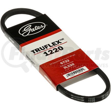 1220 by GATES - Truflex FHP Low Horse-Power V-Belt