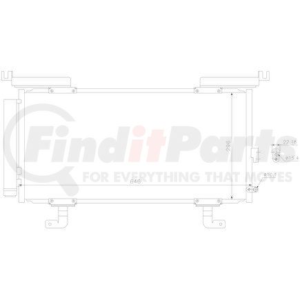 940742 by NISSENS - Air Conditioning Condenser/Receiver Drier Assembly