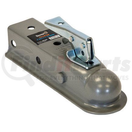 0091058 by BUYERS PRODUCTS - Straight Tongue Coupler - 2 Inch Ball, 2 Inch Channel, 350 Pound Tongue Weight, Primed Steel