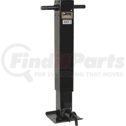 0091415 by BUYERS PRODUCTS - Trailer Jack - 4 in. Sq, Spr Rtn with Front