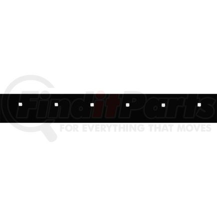 1301305 by BUYERS PRODUCTS - Snow Plow Cutting Edge - 96 in. x 1/2 in., 8-Hole Steel