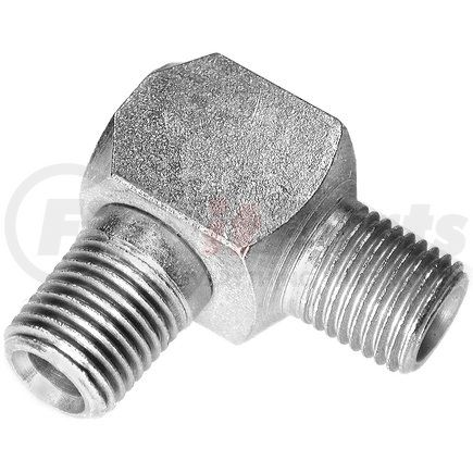 1304240 by BUYERS PRODUCTS - Hydraulic Coupling / Adapter - Male, 1/4 in. x 90 Degree Elbow