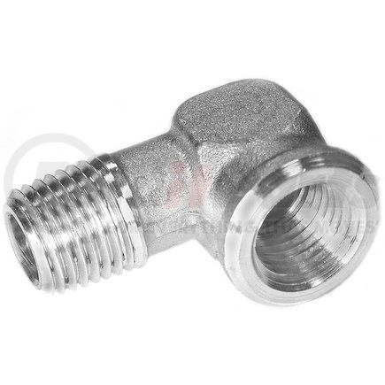 1304345 by BUYERS PRODUCTS - Hydraulic Coupling / Adapter - Brass Street Elbow, 1/4 in. x 90 Degree Forged