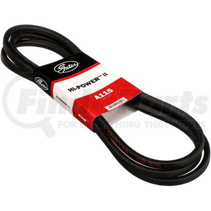A115 by GATES - Accessory Drive Belt - Hi-Power II Classical Section Wrapped V-Belt