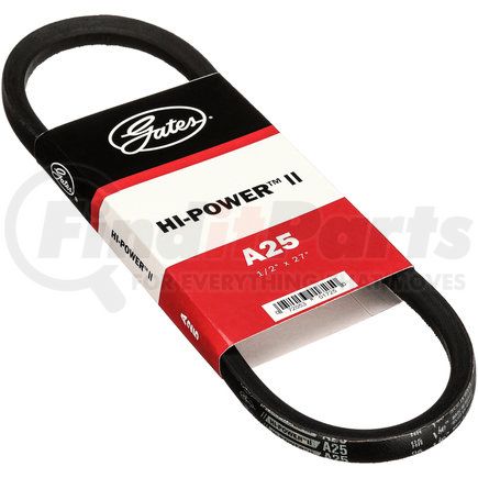A25 by GATES - Accessory Drive Belt - Hi-Power II Classical Section Wrapped V-Belt