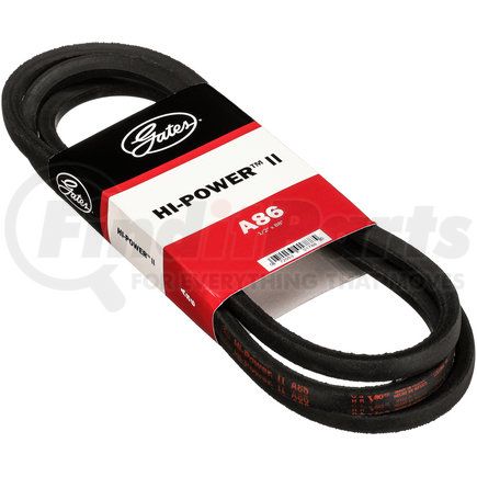 A86 by GATES - Accessory Drive Belt - Hi-Power II Classical Section Wrapped V-Belt