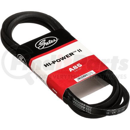 A85 by GATES - Accessory Drive Belt - Hi-Power II Classical Section Wrapped V-Belt