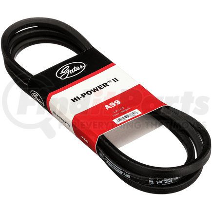 A99 by GATES - Accessory Drive Belt - Hi-Power II Classical Section Wrapped V-Belt