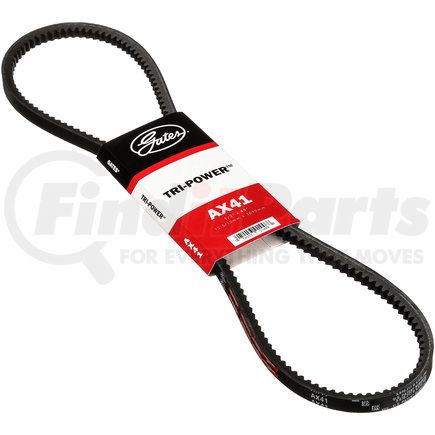 AX41 by GATES - Accessory Drive Belt - Tri-Power Classical Section Molded Notch V-Belt