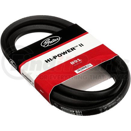 Gates B91 Accessory Drive Belt Accessory Drive Belt - Hi-Power II Classical Section Wrapped V-Belt