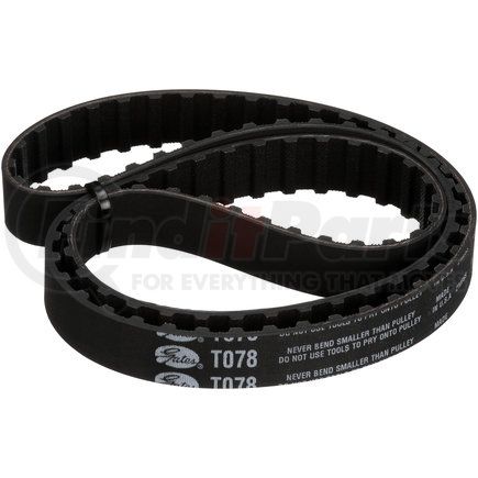 Gates T078 Engine Timing Belt Premium Automotive Timing Belt