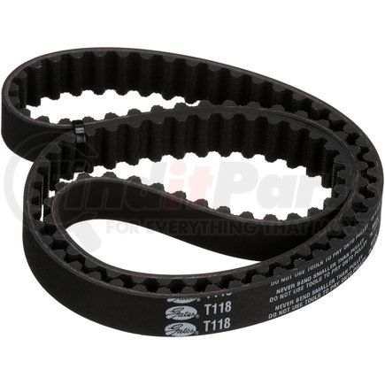 Gates T118 Engine Timing Belt Premium Automotive Timing Belt