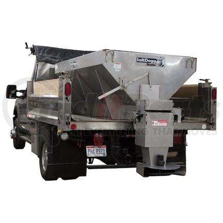 1400455ssh by BUYERS PRODUCTS - Saltdogg™ 2.5 Cubic Yard Hydraulic Motor Stainless Steel Mid-Size Hopper Spreader
