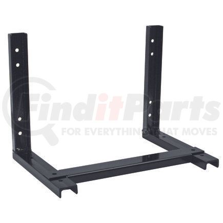 1701000 by BUYERS PRODUCTS - 15 x 14in. Black Steel Mounting Brackets for 24/36in. Poly Truck Boxes