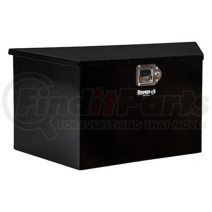 1701280 by BUYERS PRODUCTS - 16.38 x 15.00 x 35.25/21.25in. Black Steel Trailer Tongue Truck Box