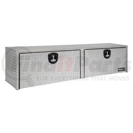 1701565 by BUYERS PRODUCTS - Truck Tool Box - Diamond Tread, Aluminum, Topsider, 18 x 16 x 90 in.
