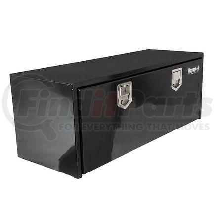 1702115 by BUYERS PRODUCTS - 18 x 18 x 60in. Black Steel Underbody Truck Box with Paddle Latch
