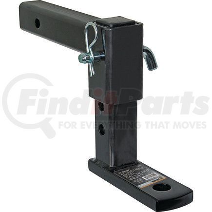 1803093 by BUYERS PRODUCTS - Trailer Hitch Ball Mount - 3-Position 2 in. Tubular Shank, Adjustable Ball Mount