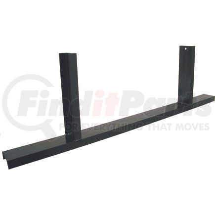 1809025 by BUYERS PRODUCTS - Trailer Bumper - 62 in. Wide, 17.50 Tall, Black, Carbon Steel