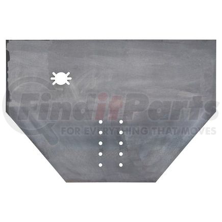 1809027a by BUYERS PRODUCTS - Fabricators Pintle Mount Hitch Plate - 3/4" Thick x 34.5" Length x 23.5" Width