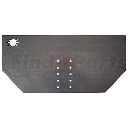 1809040 by BUYERS PRODUCTS - Trailer Hitch Reinforcement Plate - 1/2 in. Fabricators Plate; 15.5 in. Tall