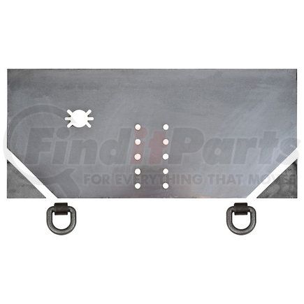 1809042 by BUYERS PRODUCTS - Trailer Hitch Reinforcement Plate - 5/8 in. Fabricators Hitch Plate; 15.5 in. Tall