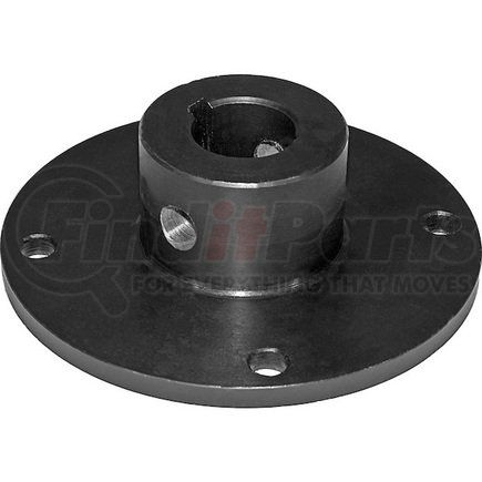 924f0017t by BUYERS PRODUCTS - Vehicle-Mounted Salt Spreader Spinner Hub - Stainless Steel