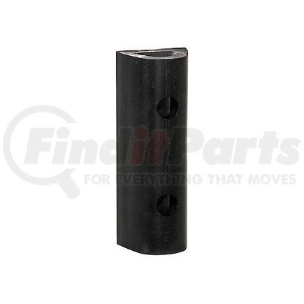 d26u by BUYERS PRODUCTS - Extruded Rubber D-Shaped Bumper with 2 Holes - 2-1/8 x 1-7/8 x 6in. Long