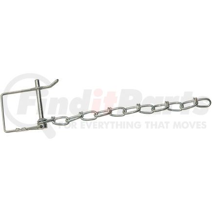 p11c by BUYERS PRODUCTS - Trailer Hitch Pin - 1/4 in. Safety Pin, with 8 in. Chain