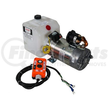 pu319 by BUYERS PRODUCTS - 3-Way DC Power Unit-Electric Controls Horizontal 0.75 Gallon Poly Reservoir