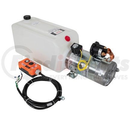 pu319lr by BUYERS PRODUCTS - 3-Way DC Power Unit-Electric Controls Horizontal 1.5 Gallon Poly Reservoir