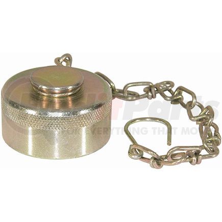 qddc201 by BUYERS PRODUCTS - Hydraulic Coupling / Adapter - Steel Dust Cap, with Chain for 1-1/4 inches NPTF