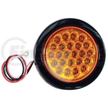 sl40ar by BUYERS PRODUCTS - Strobe Light - 4 inches Amber, Round, Recessed