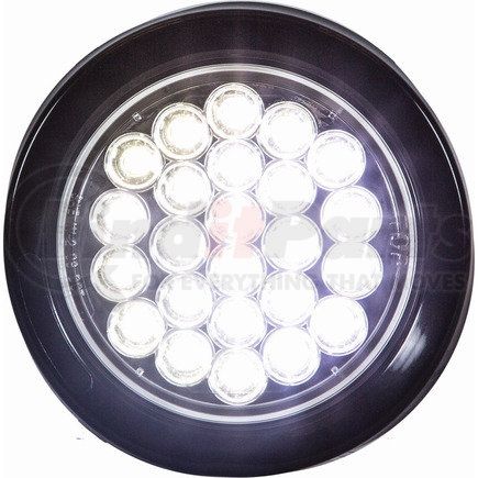 SL40CR by BUYERS PRODUCTS - Strobe Light - 4 inches Round, Clear, with 24 LEDS