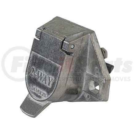 tc1012 by BUYERS PRODUCTS - 2-Way Die-Cast Zinc Trailer Connector -Truck Side - Vertical Pin Arrangement