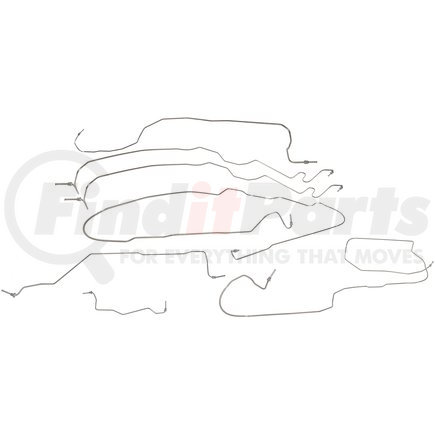 919-100 by DORMAN - Stainless Steel Brake Line Kit