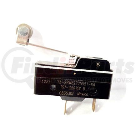 P27-1036 by PETERBILT - Snap Switch - Clutch Pedal Micro Roller Switch, 1 AMP, 125V, Single Pole