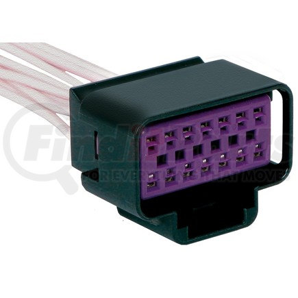 PT1599 by ACDELCO - 14-Way Female Black Multi-Purpose Pigtail