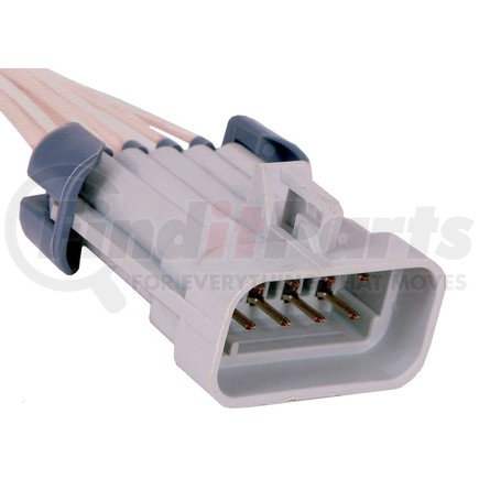 PT788 by ACDELCO - 10-Way Male Gray Multi-Purpose Pigtail