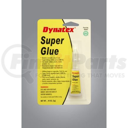 49403 by DYNATEX - Super Glue 3 Gram Bottle