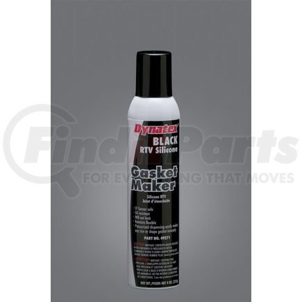 49271 by DYNATEX - Silicone Sealer Black Low Volatile 8oz Auto Can