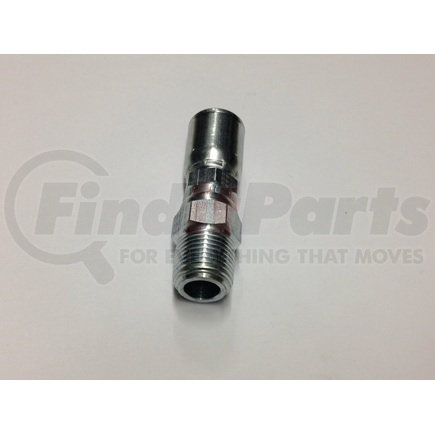 Weatherhead 08E-J08 Hydraulic Hose Fitting - Hose Fitting (Permanent), PTFE, NPTF E-Series Everflex