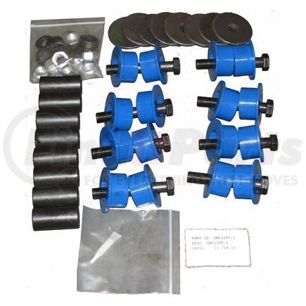 SRK1190-1 by WATSON & CHALIN - Poly Urethane Bolt Bushing and Bolt Kit for All 4 Trailing Arms