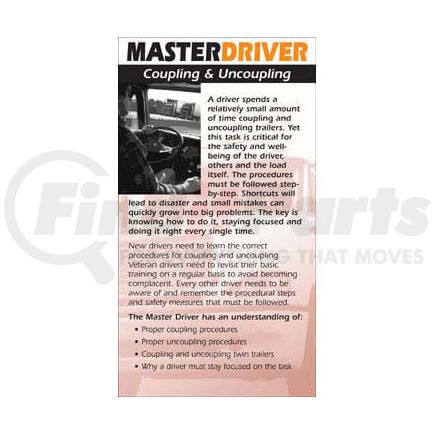 10486 by JJ KELLER - Master Driver: Coupling & Uncoupling - Driver Skills Cards - Driver Skills Cards