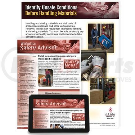 20474 by JJ KELLER - Workplace Safety Advisor - Print & 1 Poster per Month, 1-Yr. Subscription