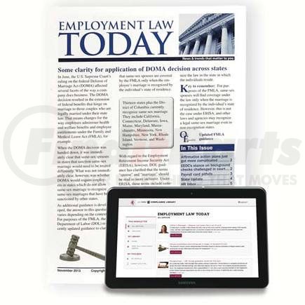 20605 by JJ KELLER - Employment Law Today - Print, 1-Yr. Subscription