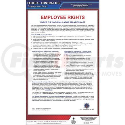 39353 by JJ KELLER - Notification of Employee Rights Federal Contract Posters - English Poster
