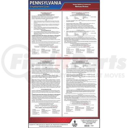 39487 by JJ KELLER - Pennsylvania Fair Housing / Fair Lending Practices Poster - Laminated Poster